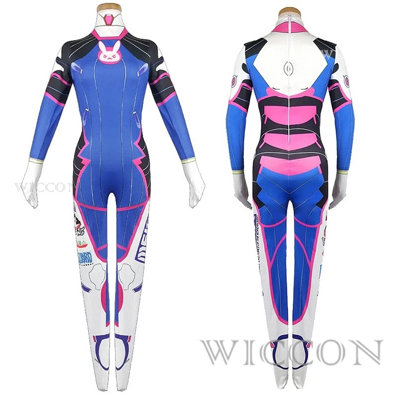 Dva Cosplay Prop - 2025-11 Anime Vrouw Jumpsuit Panty Dva