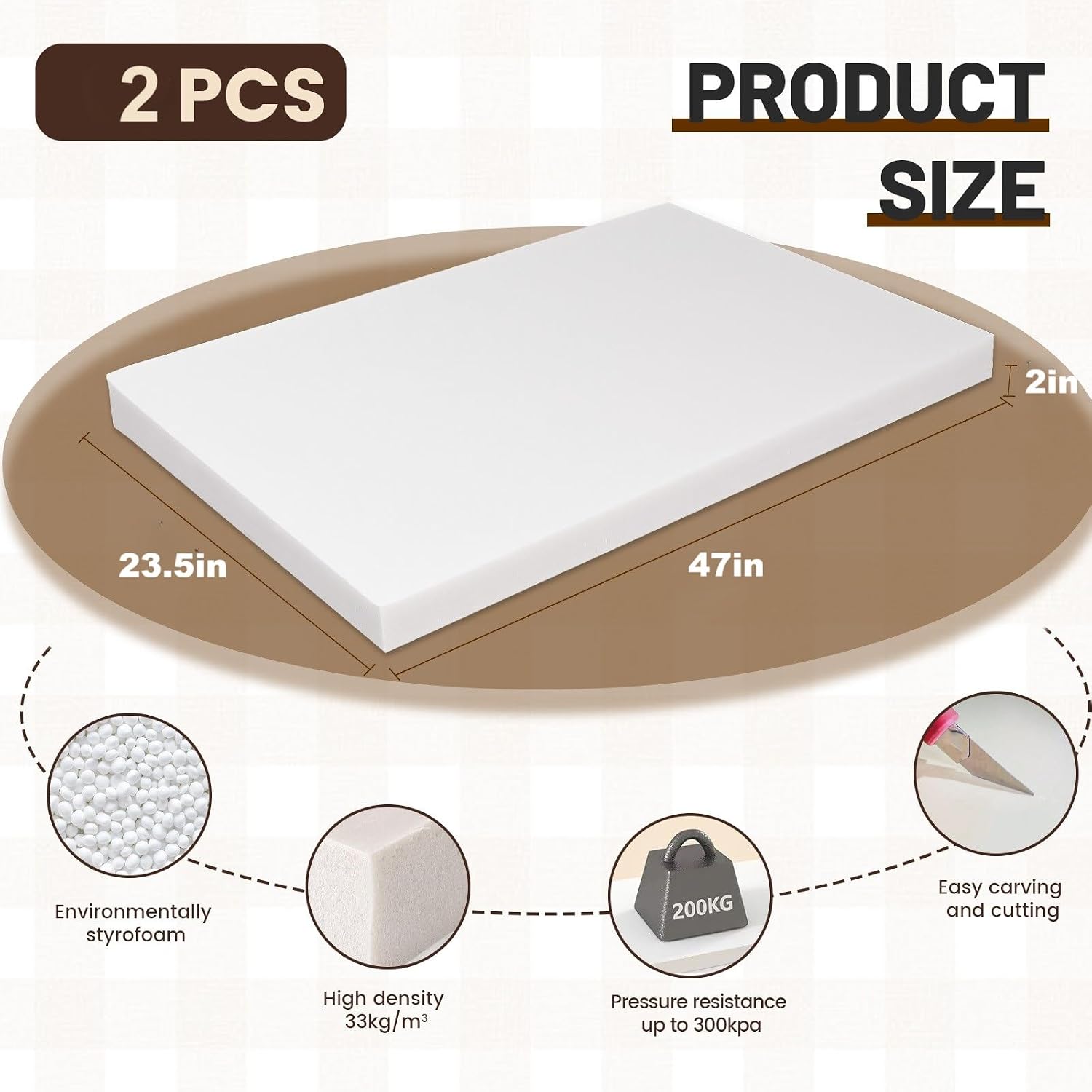 Hoge dichtheid XPS grote schui - Easy Cosplay Prop recensie en prijs