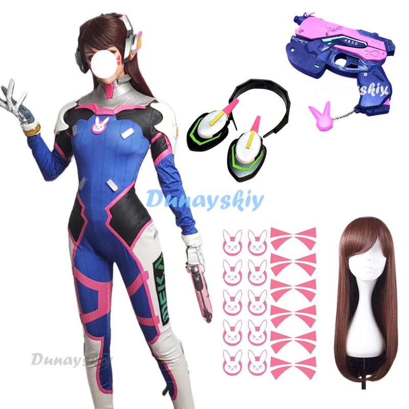Anime Vrouw Jumpsuit Panty Dva - Dva Cosplay Prop recensie en prijs